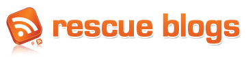 Rescue Blog Logo with RSS